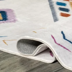 NuLOOM Marj Southwestern Kids Machine Washable Area Rug -Barbie Store GUEST 8a5a589d 7530 4810 87e3 9c3d0589e2cc