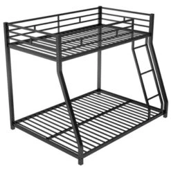 Twin Over Full Metal Floor Bunk Bed With Ladder-ModernLuxe -Barbie Store GUEST 8a5dd3ff 0ed2 4d76 8c8f cbbaedb8ebb3