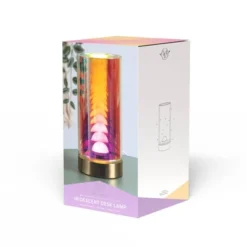 Teen Iridescent Cylinder LED Novelty Table Lamp - West & Arrow -Barbie Store GUEST 8b1945d5 d718 430f ac81 7284267df2a2