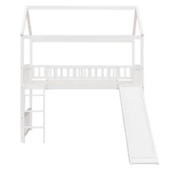 Twin Size Loft House Bed With Slide-ModernLuxe -Barbie Store GUEST 8b513386 9494 4e84 adb7 b01c5ae30913