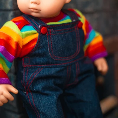 The Queen's Treasures 15 Inch Doll Clothes Rainbow Tee Shirt And Overalls 4 The Queen's Treasures 15 Inch Doll Clothes Rainbow Tee Shirt And Overalls - Image 2