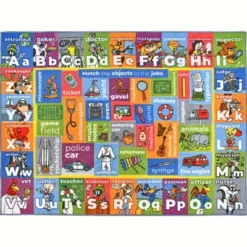 KC CUBS | Looney Tunes Boy & Girl Kids ABC Alphabet, Jobs & Objects Educational Learning & Play Nursery Bedroom Classroom Rug Carpet -Barbie Store GUEST 8c28e392 2644 4bd2 9b1b 198fc479d4f9