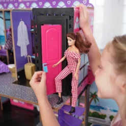 KidKraft 2-in-1 Wooden Hotel & Waterslide Dollhouse -Barbie Store GUEST 8d39fe8b aeba 4d5d 9e3c e4fc6d71634b