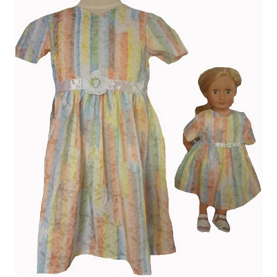 Doll Clothes Superstore Size 10 Matching Girl And Doll Pastel Colors And Glitter Dresses 3 Doll Clothes Superstore Size 10 Matching Girl And Doll Pastel Colors And Glitter Dresses