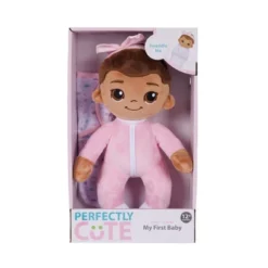 Perfectly Cute My First Plush Baby Doll - Brown Hair/Brown Eyes