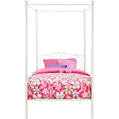 Twin Clara Metal Bed White - Room & Joy -Barbie Store GUEST 8ed11678 923b 44e6 8c69 09bdd17053ae