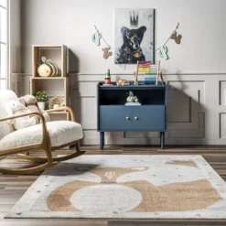 NuLOOM Talia Bashful Fox Kids Machine Washable Area Rug 17 NuLOOM Talia Bashful Fox Kids Machine Washable Area Rug -Barbie Store GUEST 924493f9 808a 4adc 88d1 01857bf26220