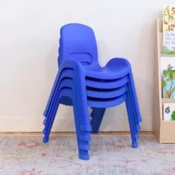 ECR4Kids SitRight Plastic Children’s Chair, Indoors And Outdoors, 11in Seat Height, 4-Pack -Barbie Store GUEST 92a14420 298d 4194 a44a 9b41f01c8f57