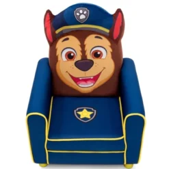 PAW Patrol Chase Figural Upholstered Kids' Chair - Delta Children -Barbie Store GUEST 9356ef8a c48c 49fd 877b 8d7dd9515b11