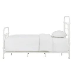 Twin Caledonia Metal Bed Antique White - Inspire Q -Barbie Store GUEST 94e76ec4 042c 4d4c a56f 077df43a42e4