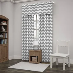 Wavy Chevron Room Darkening Curtain Panel - Eclipse My Scene -Barbie Store GUEST 95d8ab86 75e6 4a5f 97e6 a386736a368b