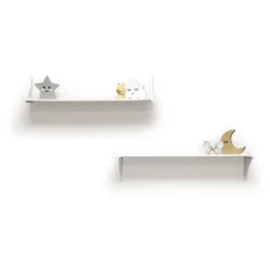 36" Topsy Turvey 2 In 1 Kids' Shelf With Brackets For Underneath Or Facing Upward White - InPlace -Barbie Store GUEST 97688958 f68b 495b a169 a3e5a00d2b5e