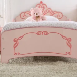 Twin Nemma Princess Crown Twin Bed Pink - Homes: Inside + Out -Barbie Store GUEST 98bc7b2e 9ab8 4f94 88ff 93db79166b2a