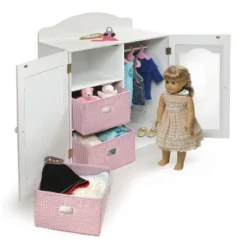 Badger Basket Mirrored Doll Armoire With Baskets -Barbie Store GUEST 9a7e47cb 3ca6 4e8e 8661 88807356fb36
