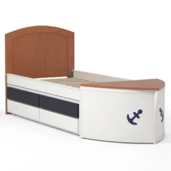Twin Collindale Boat Design Kids' Bed With Trundle White/Oak - MiBasics 13 Twin Collindale Boat Design Kids' Bed With Trundle White/Oak - MiBasics -Barbie Store GUEST 9ba24907 0adc 4ade 9c4a 623fcb1da8ab