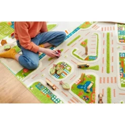 52.5"x71" Mini City 3D Play Rug - IVI -Barbie Store GUEST 9bb13d07 6efa 4477 b352 6f685e253b40