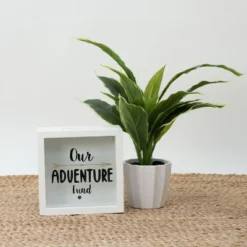 Adult Wooden Travel Themed Piggy Banks - Foreside Home & Garden -Barbie Store GUEST 9cef2cb7 9149 447c 87e4 b977fdf1a62d