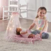 Starlights LED Canopy Metal Doll Bed With Bedding - Pink -Barbie Store GUEST 9e1f698d 3dc0 477f 9664 6fd1dceac2ca