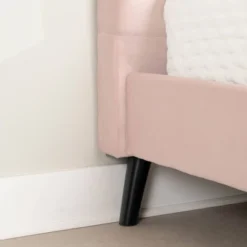 Maliza Upholstered Complete Platform Bed Pale Pink - South Shore 17 Maliza Upholstered Complete Platform Bed Pale Pink - South Shore -Barbie Store GUEST 9efbd72c 2c32 4092 b0a5 a3ec6fce78f8