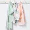 Muslin Swaddle Blankets Blooms - Cloud Island™ 3pk -Barbie Store GUEST 9f387755 d2d1 4f8d 82bc 829283af605e