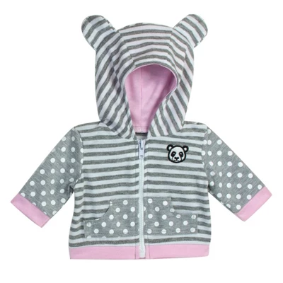 Sophia's - 15" Doll - Panda Bear Hooded Sweatshirt, Tunic & Polka Dot Leggings - Light Pink 7 Sophia's - 15" Doll - Panda Bear Hooded Sweatshirt, Tunic & Polka Dot Leggings - Light Pink - Image 5