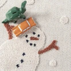 NuLOOM Kilah Snowmen High-Low Kids Tasseled Area Rug -Barbie Store GUEST a0616fb1 4040 4e47 a654 1e7551bf3c1c