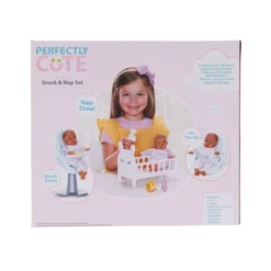 Perfectly Cute Baby Snack And Nap Set 8" Baby Doll - Light Brown Hair/Brown Eyes -Barbie Store GUEST a1e9bfb0 94d0 4055 83c7 23bd509fab98