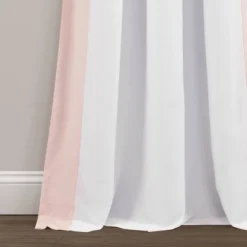 40"x84" Kids' Block Border 100% Lined Grommet Blackout Single Window Curtain Panel - Lush Décor -Barbie Store GUEST a2b888b9 7991 44c1 990f cba5c0f5b62d