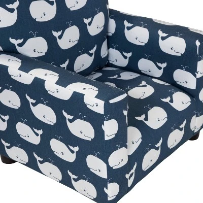 Nuea Whale Kids' Chair Navy - HOMES: Inside + Out 7 Nuea Whale Kids' Chair Navy - HOMES: Inside + Out - Image 5