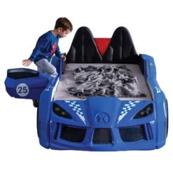 Twin Tarryton Car Bed With LED Lights And Sound - MiBasics -Barbie Store GUEST a34e0e0b 072a 4fd1 852c 57c5971be7b8