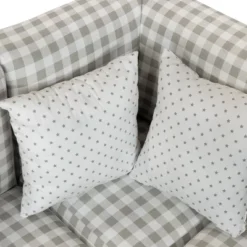 Tibbetts Kids' Sectional With Ottoman Gray/White - HOMES: Inside + Out -Barbie Store GUEST a3ab0e80 4a86 4e66 ad03 ec968ff629be