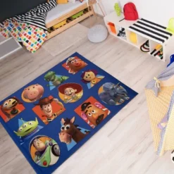 Disney 54"x78" Toy Story Squares Area Rug -Barbie Store GUEST a40f735a 4237 4370 8cd8 ae07a7a5ade5