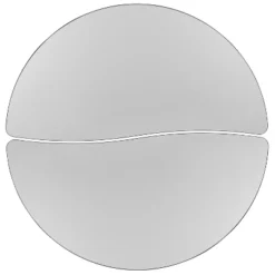 Emma And Oliver 2 Piece 47.5" Circle Wave Collaborative Grey Adjustable Activity Table Set -Barbie Store GUEST a5b82d68 839d 4eb6 a953 3af68d538422