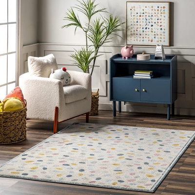 NuLOOM Isabela Colorful Pebbles Kids Area Rug 3 NuLOOM Isabela Colorful Pebbles Kids Area Rug