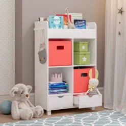 Kids' Book Nook Cubby Storage Cabinet With Bookrack - RiverRidge Home -Barbie Store GUEST a72da737 c532 4a78 ad1b b4892bd869fd