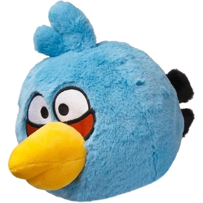 Mighty Mojo Angry Birds Collectible Plush Doll Blue Bird 8" 4 Mighty Mojo Angry Birds Collectible Plush Doll Blue Bird 8" - Image 2
