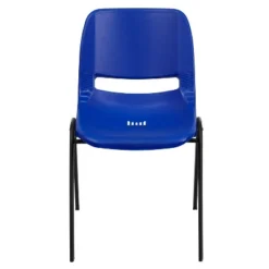 Flash Furniture HERCULES Series 440 Lb. Capacity Kid's Navy Ergonomic Shell Stack Chair With Black Frame And 14" Seat Height -Barbie Store GUEST a855cb22 e963 45f0 be67 b2981d02c2bc
