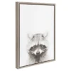 Raccoon Framed Canvas Art Gray (24"x18") - Uniek 1 Raccoon Framed Canvas Art Gray (24"x18") - Uniek -Barbie Store GUEST aaad48de c896 4f12 95e3 2ecd1a48b66c