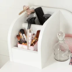 Vito Makeup Desk With Drawer Pure White/Pink - South Shore -Barbie Store GUEST ab008179 180c 4a56 8396 cec817f22349