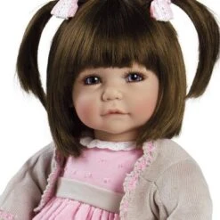 Adora Realistic Baby Doll Sweet Cheeks Toddler Doll - 20 Inch, Soft CuddleMe Vinyl, Brown Hair, Blue Eyes -Barbie Store GUEST ab87511f 3c59 4bee b582 68c0000adc9a