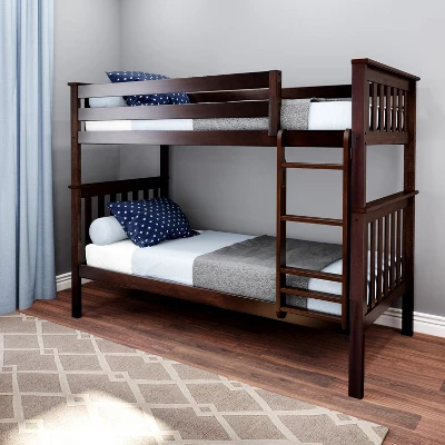 Max & Lily Twin Over Twin Bunk Bed 3 Max & Lily Twin Over Twin Bunk Bed