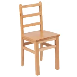Emma And Oliver Kids Natural Solid Wood Table And Chair Set For Classroom, Playroom, Kitchen -Barbie Store GUEST ac0bf1aa 346d 4245 acb6 f1326d1719c9