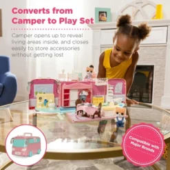 Best Choice Products Camper Van Playset Pretend Play Dollhouse Toy With 54 Accessories And Tiny Critters For Kids -Barbie Store GUEST ac952703 b4d4 450c 879e 4e3d8d57eeb8