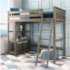Max & Lily Twin-Size High Loft Bed With Bookcase -Barbie Store GUEST aeaec1eb eea8 47c3 8a02 d576af3ebb50
