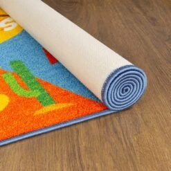 KC CUBS Boy & Girl Kids USA United States Map Educational Learning & Fun Game Play Area Non Slip Nursery Bedroom Classroom Rug Carpet -Barbie Store GUEST af2ef13c f244 4f76 8752 0c37c60e2515