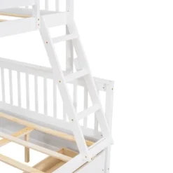 Twin Over Full Bunk Bed With Ladders And Two Storage Drawers-ModernLuxe 22 Twin Over Full Bunk Bed With Ladders And Two Storage Drawers-ModernLuxe -Barbie Store GUEST af5d187d 88bc 460c 9fa9 1e154951a08c