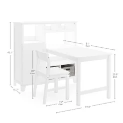 Martha Stewart Living And Learning Kids' Media System With Desk Extension -Barbie Store GUEST af6a8084 ccdd 4f29 80dd 35fc1bd5c542