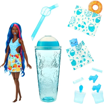 Barbie Pop Reveal Fruit Series Fruit Punch Doll, 8 Surprises Include Pet, Slime, Scent & Color Change 3 Barbie Pop Reveal Fruit Series Fruit Punch Doll, 8 Surprises Include Pet, Slime, Scent & Color Change