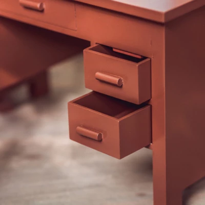 The Queen's Treasures Vintage Wooden 18 Inch Doll School Teachers Desk 6 The Queen's Treasures Vintage Wooden 18 Inch Doll School Teachers Desk - Image 4