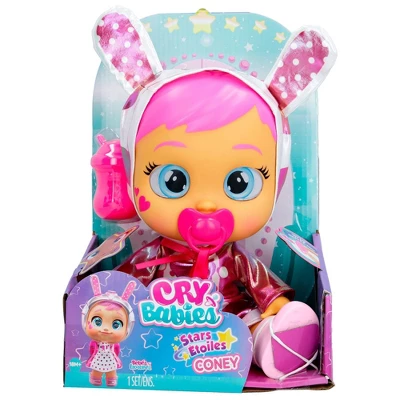 Cry Babies Star Coney 12" Baby Doll W/ Light Up Eyes And Star Themed Outfit 3 Cry Babies Star Coney 12" Baby Doll W/ Light Up Eyes And Star Themed Outfit